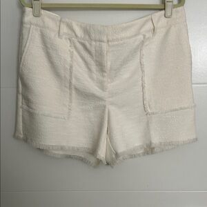 Cream Women's Boucle Shorts